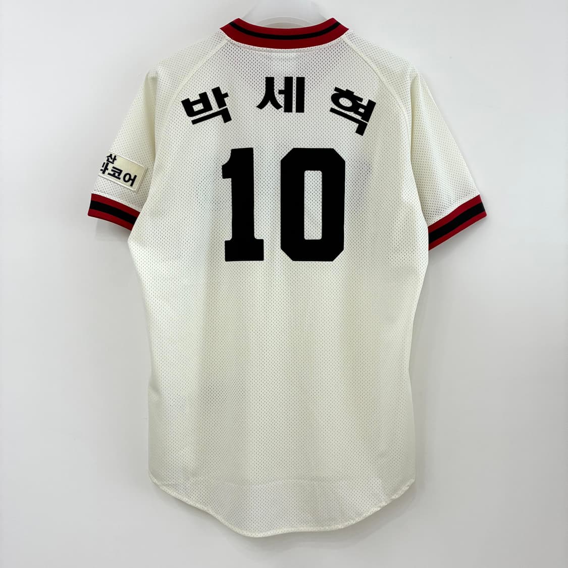 두산 베어스 박세혁 마킹 올드 레트로 홈 유니폼 105 상품이미지3