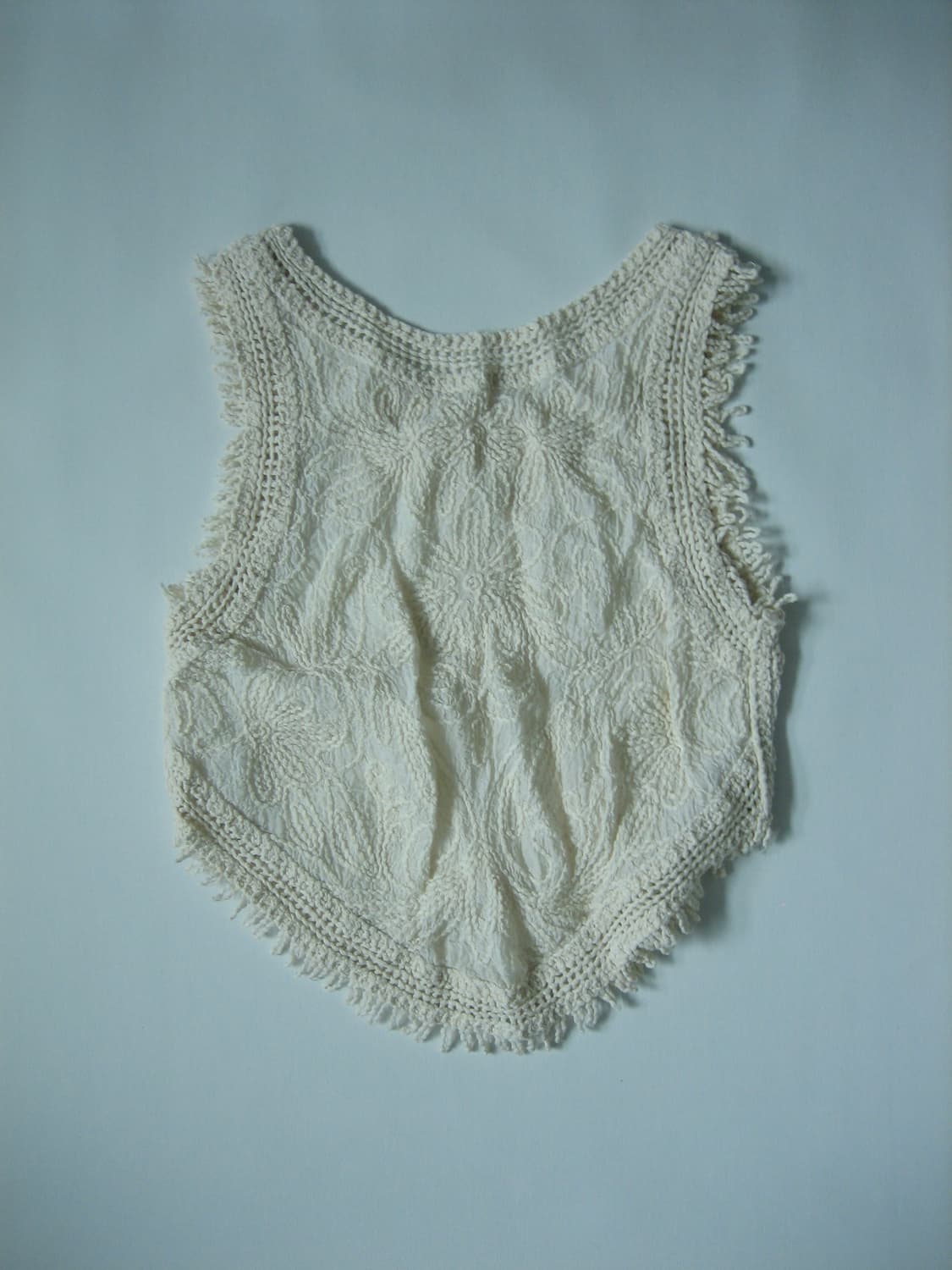 [Vintage] Crochet Lace Froral Tank Top 상품이미지3