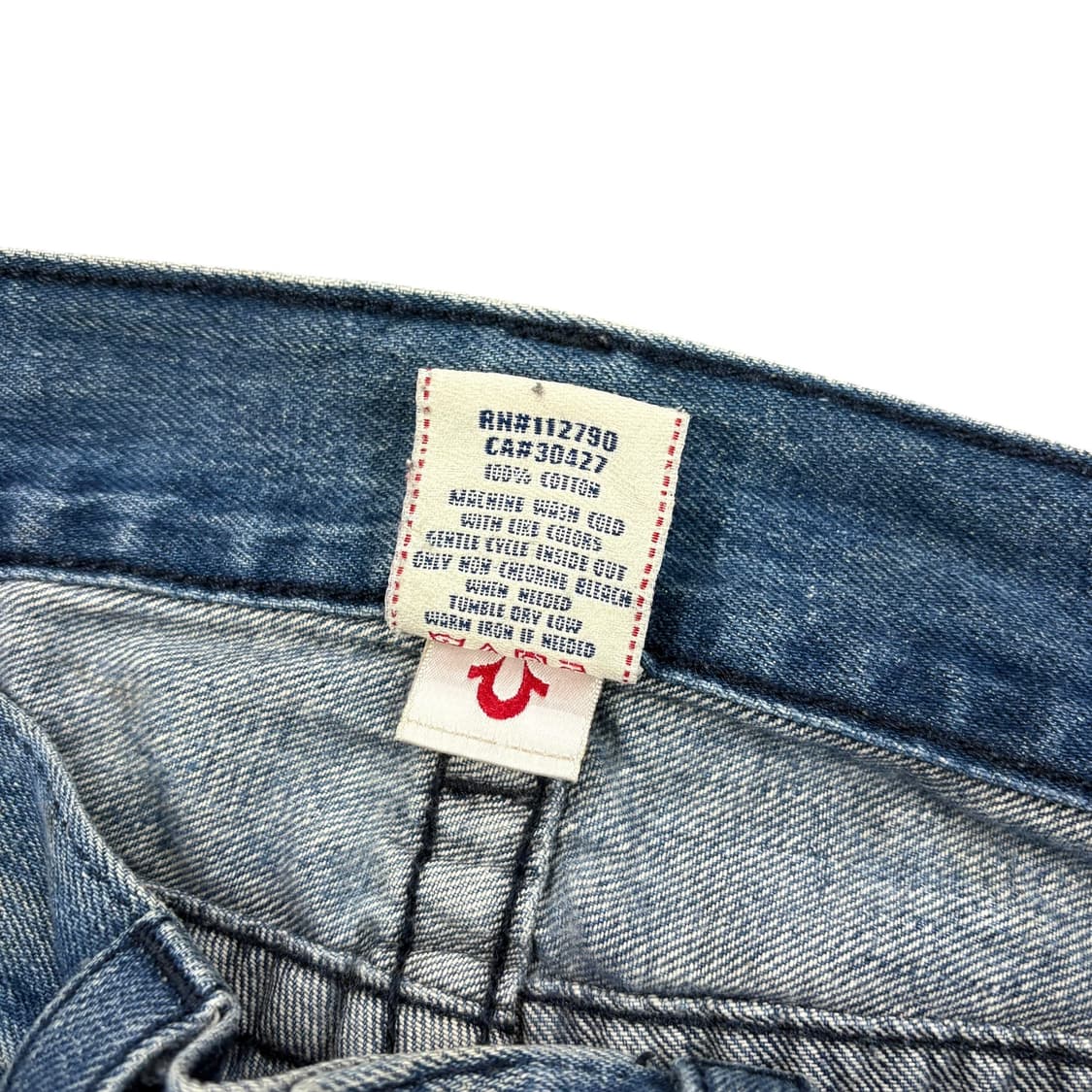 (32) 트루릴리전 부츠컷 워싱 데님 팬츠 made in USA 상품이미지6