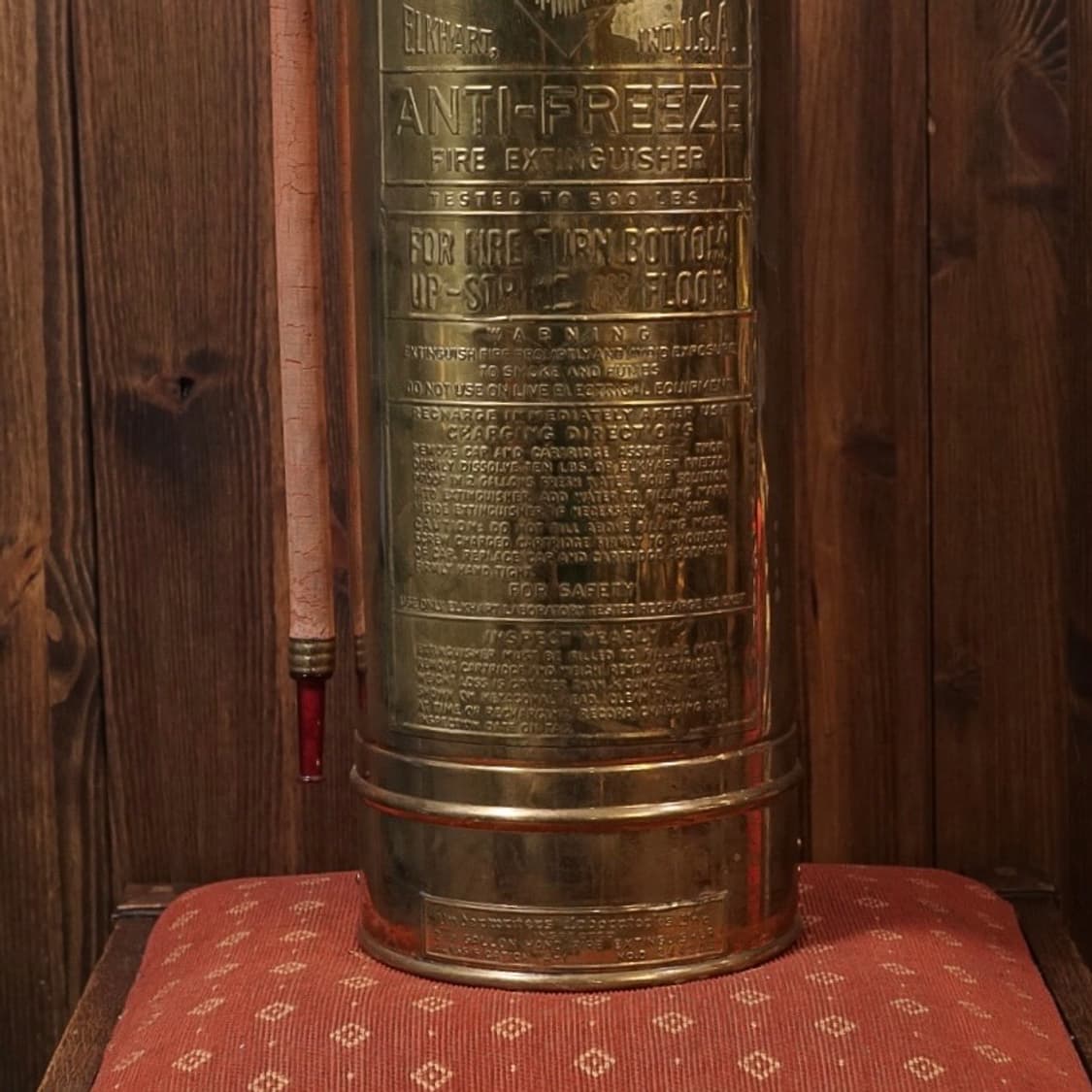 1950년 USA 황동 부동액 소화기 상품이미지3