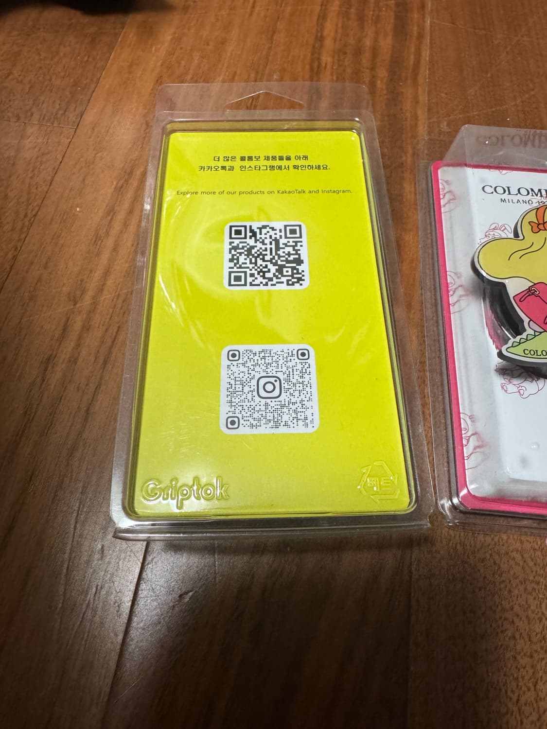 정품새제품 악어명품 브랜드 콜롬보 핸드폰 그립톡 3종 상품이미지5