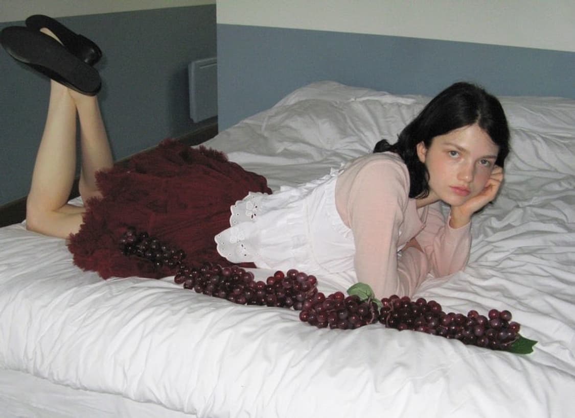 시눈 튜튜스커트 와인 상품이미지3