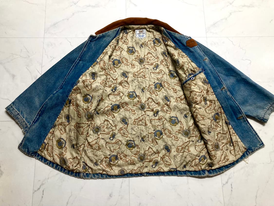 80-90s 리 LEE 데님 초어 워크 자켓 100-105 상품이미지3