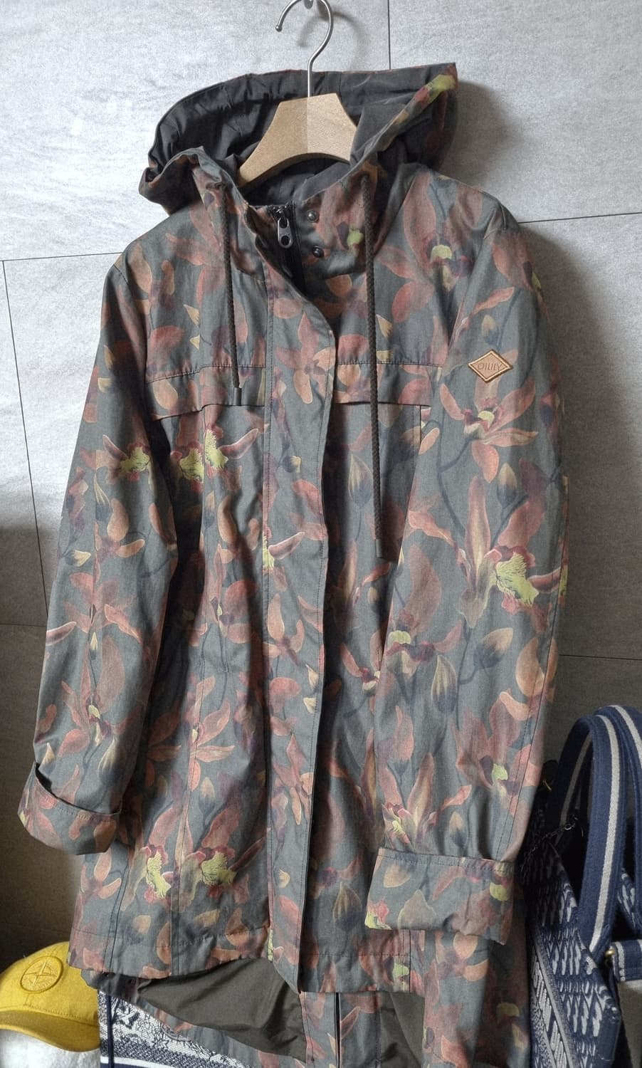 정품) 오일릴리 패턴 후드 점퍼 자켓  상품이미지2