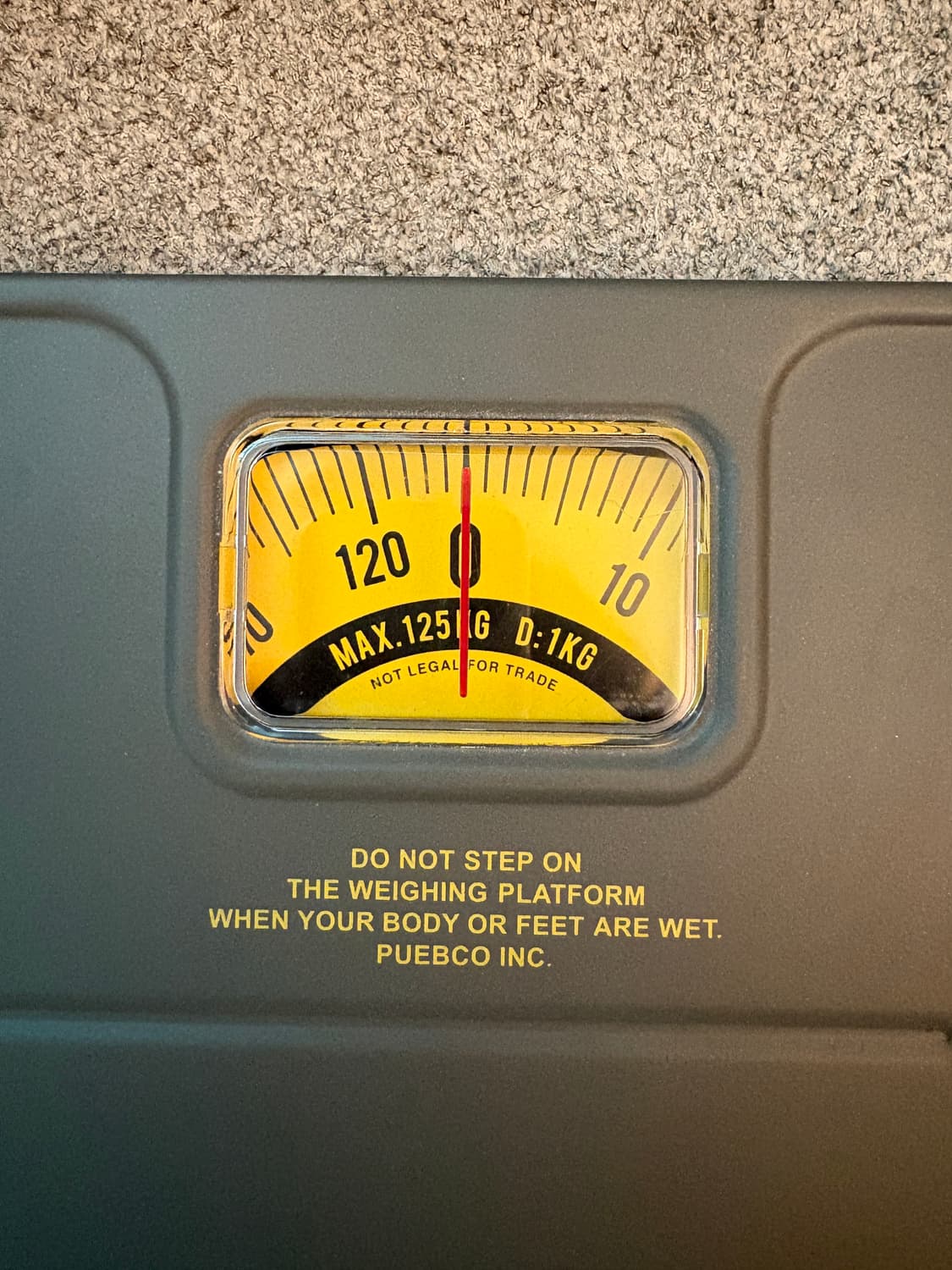 푸에브코 Puebco 레트로 체중계 standard bath scale 상품이미지3