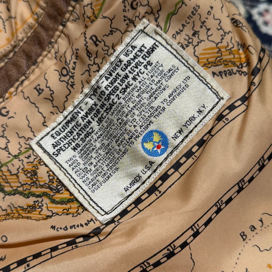 AVIREX 90s 아비렉스 타입 G-1 소가죽 자켓 M 105 상품이미지5