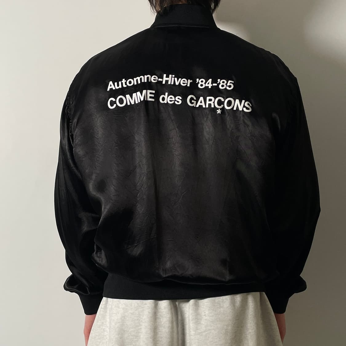 꼼데가르송 CDG 스태프 실크 블루종 자켓 (on.933)   상품이미지1