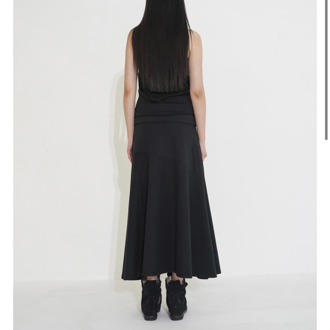 Cubic line long skirt 001 상품이미지4