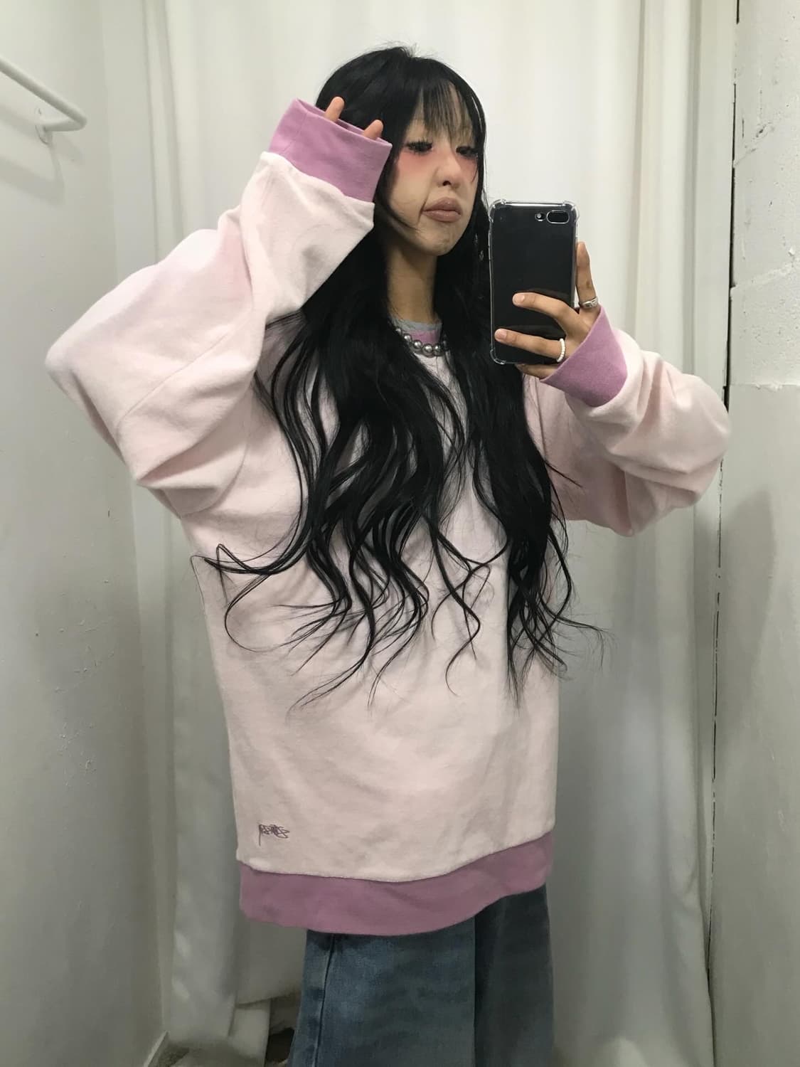 Stussy Pink & Purple Logo Sweatshirts  상품이미지5