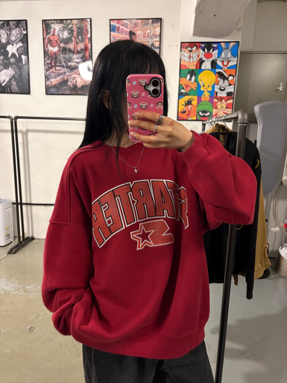 스타터 90‘s 올드스쿨 맨투맨 상품이미지1