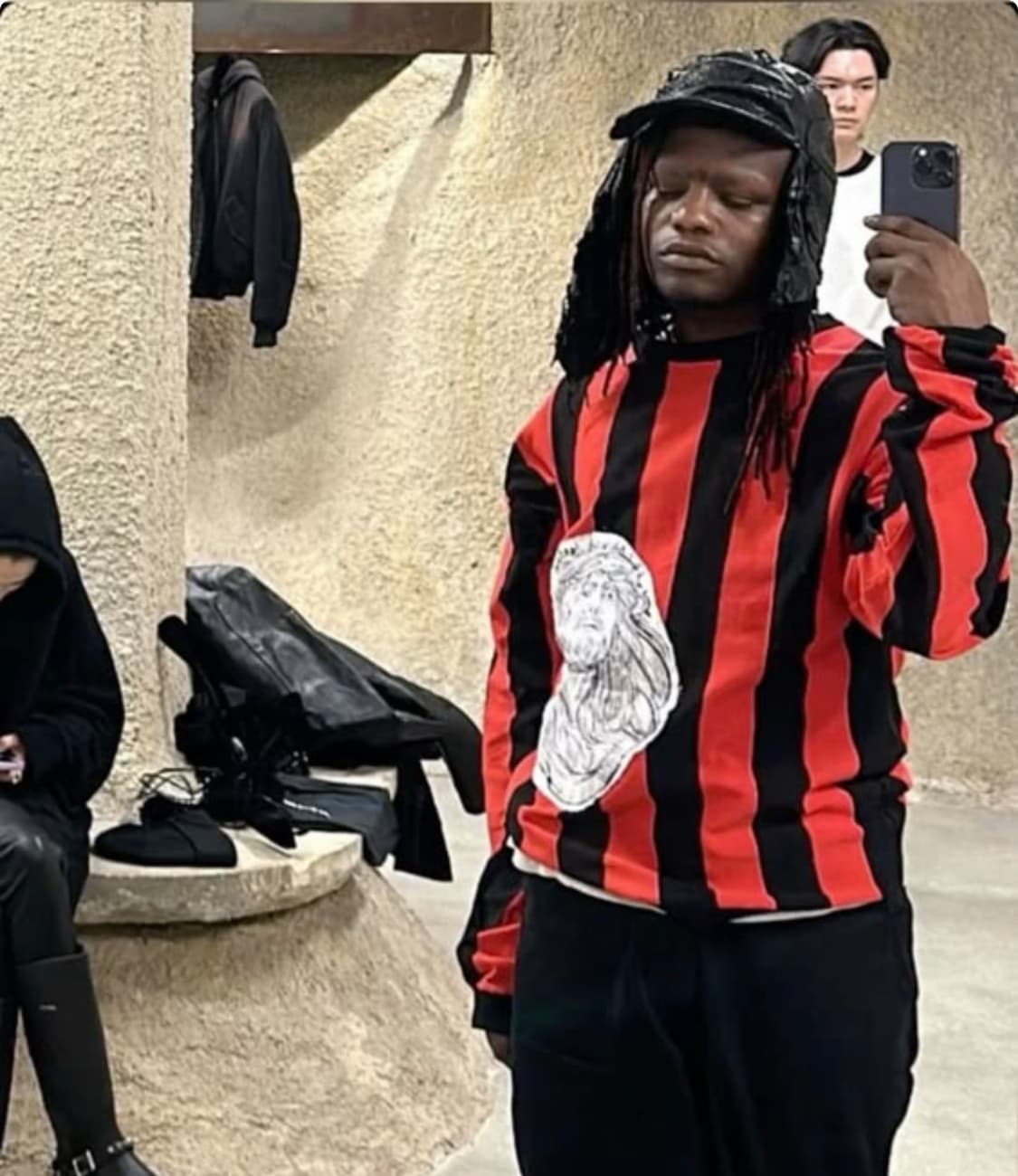 424 스트라이프 니트 S 상품이미지1