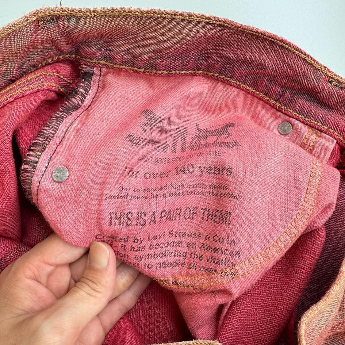 Levis 505  리바이스 505 워시드 데님팬츠 상품이미지7