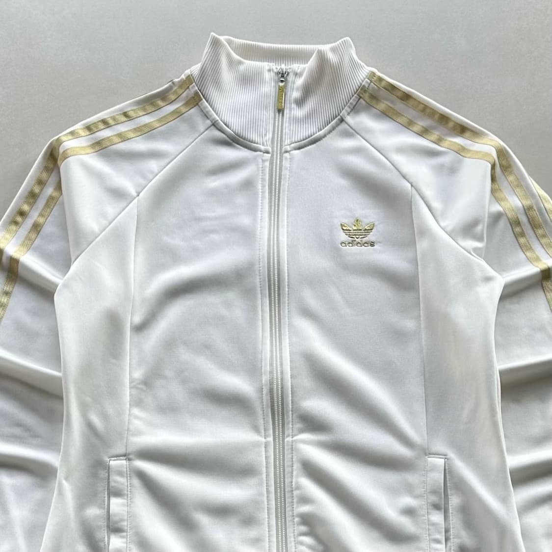 [M]아디다스 대장 화이트 골드 트랙탑 져지 상품이미지2