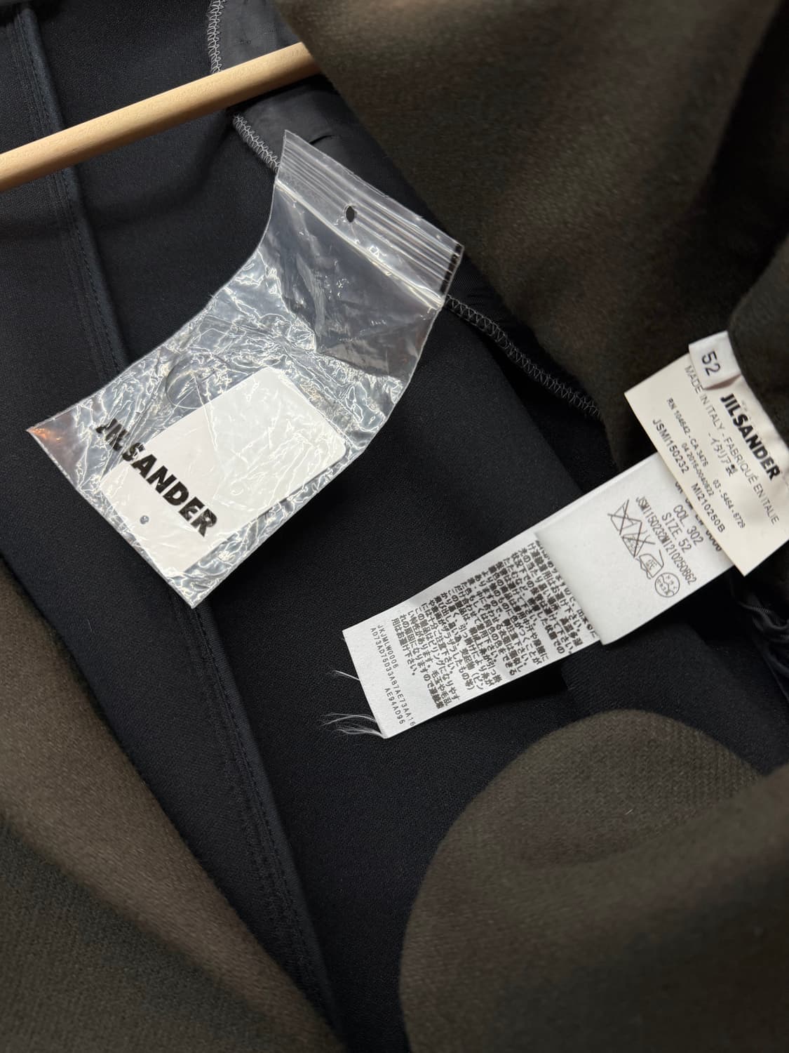 95~100/ 질샌더 울 싱글 블레이저 코트자켓 상품이미지9