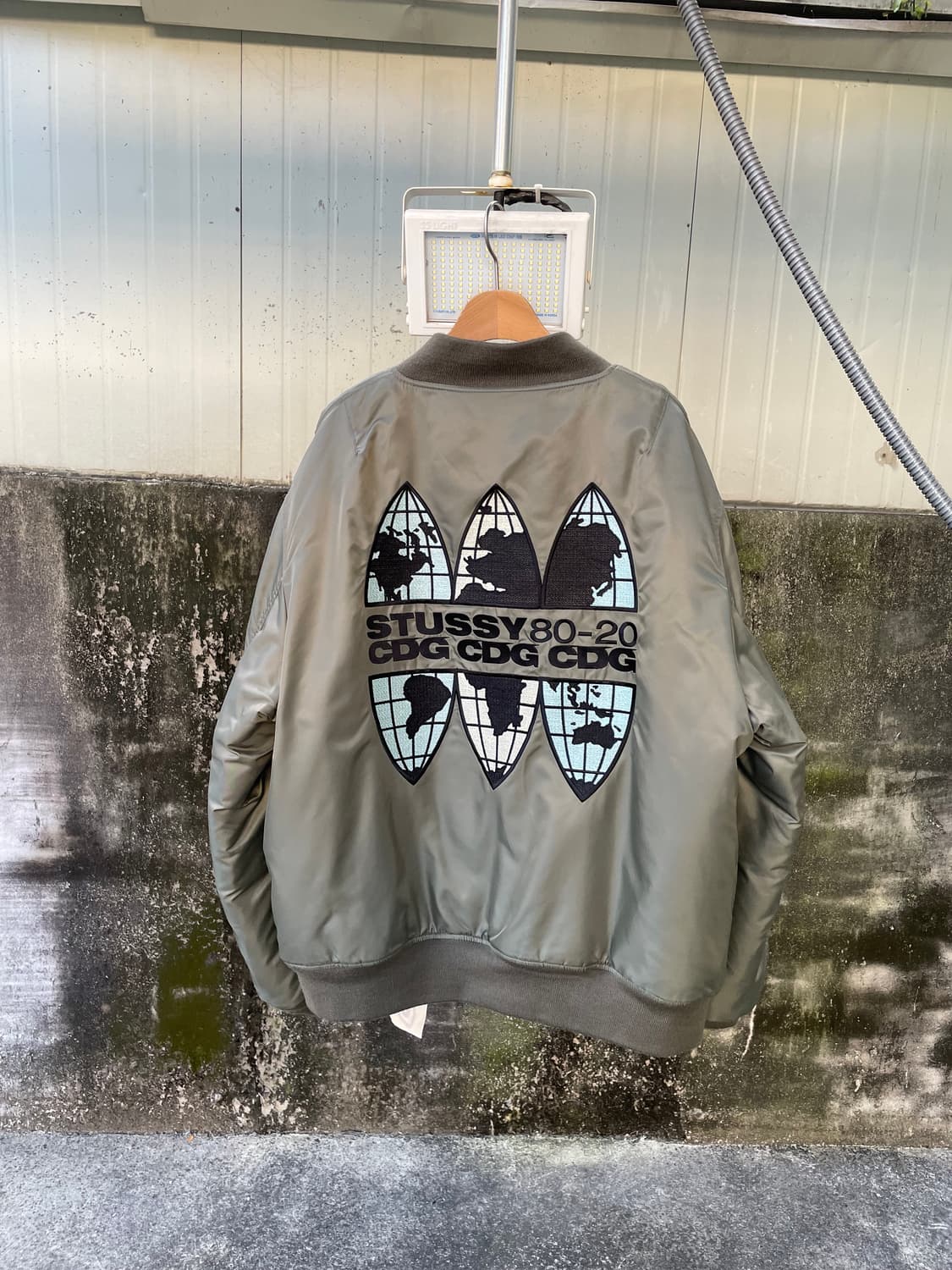 스투시 x 꼼데가르송 CDG MA-1 자켓 상품이미지1