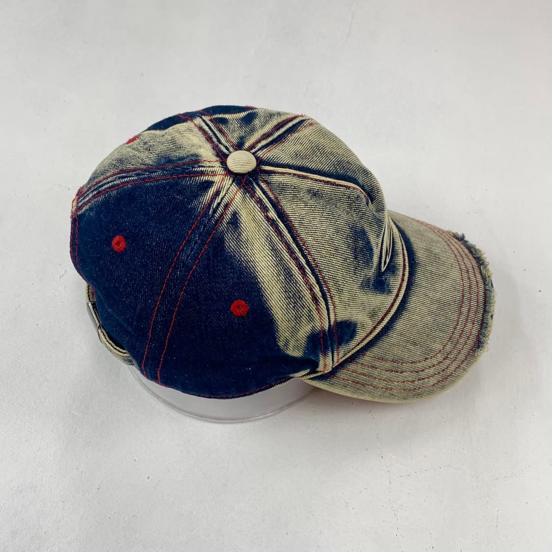 디젤 세이몬 디스트레스드 데님 베이스볼 캡 상품이미지5