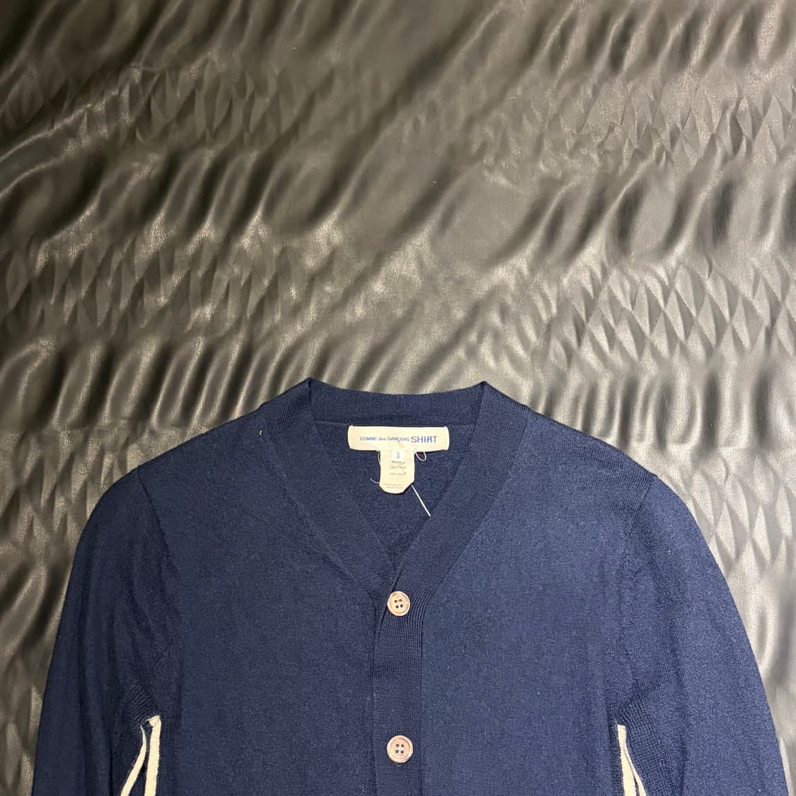 꼼데가르송 셔츠 라인 브이넥 가디건 상품이미지3