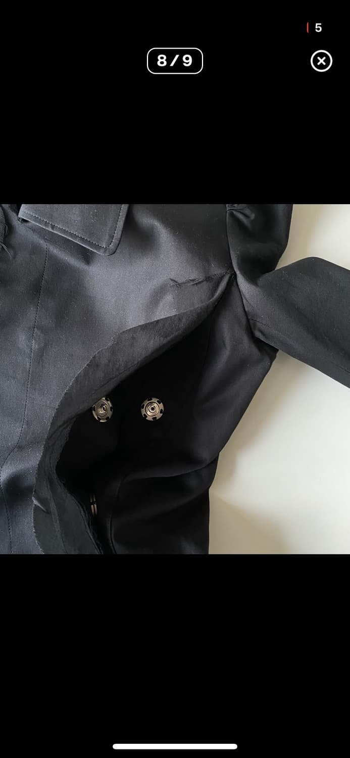 요지야마모토 숄더 퍼프 자켓 상품이미지8