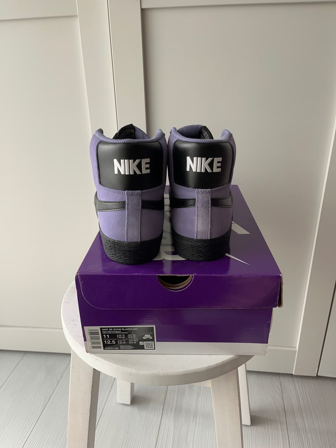 나이키 블레이저 미드 퍼플 US11 새상품 상품이미지2