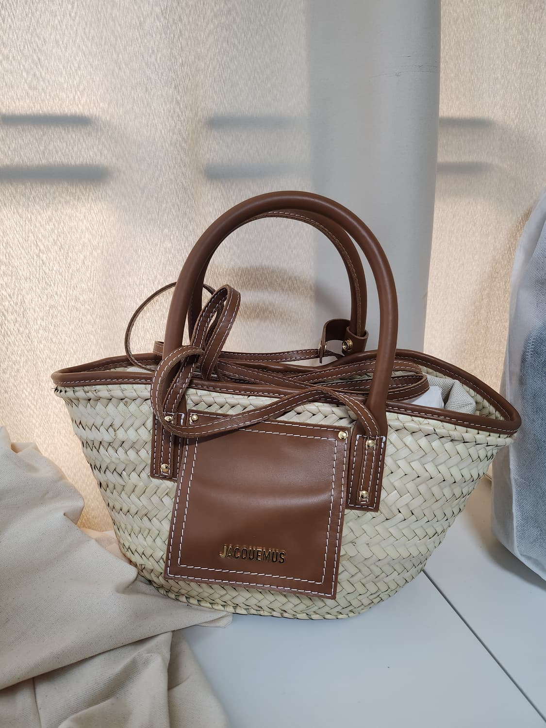 자크뮈스 솔리 바스켓백 브라운 상품이미지2