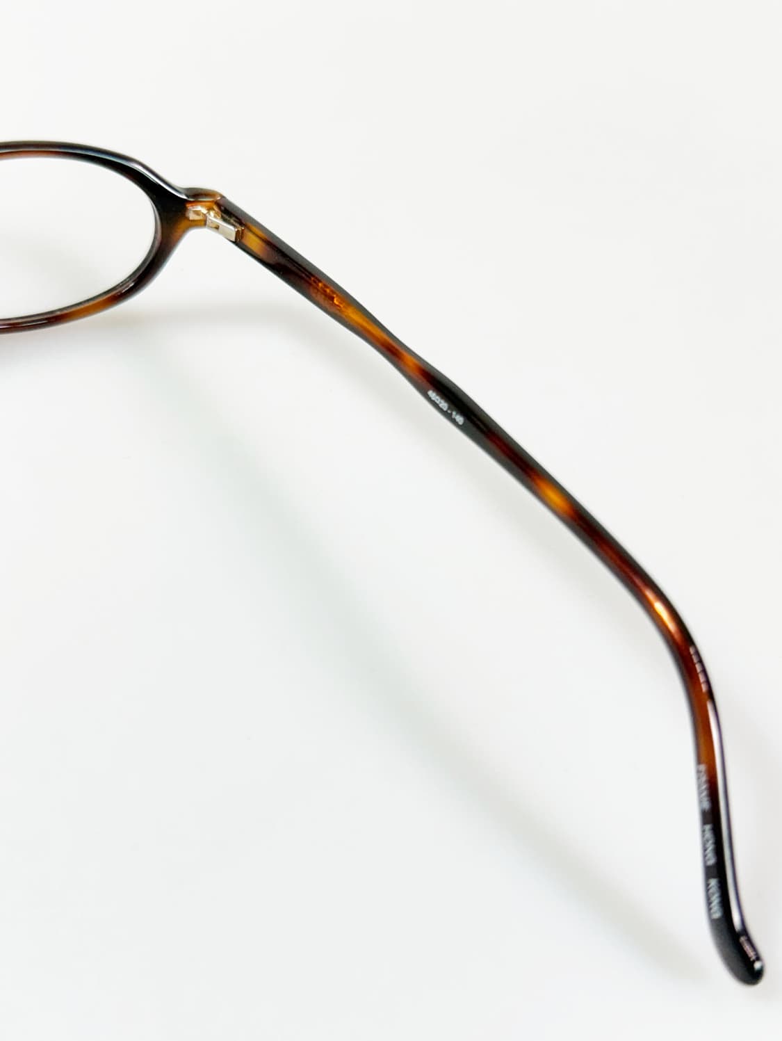 90s DEJAVU 블랙 & 톨토이즈 오벌 뿔테 빈티지 안경 상품이미지7