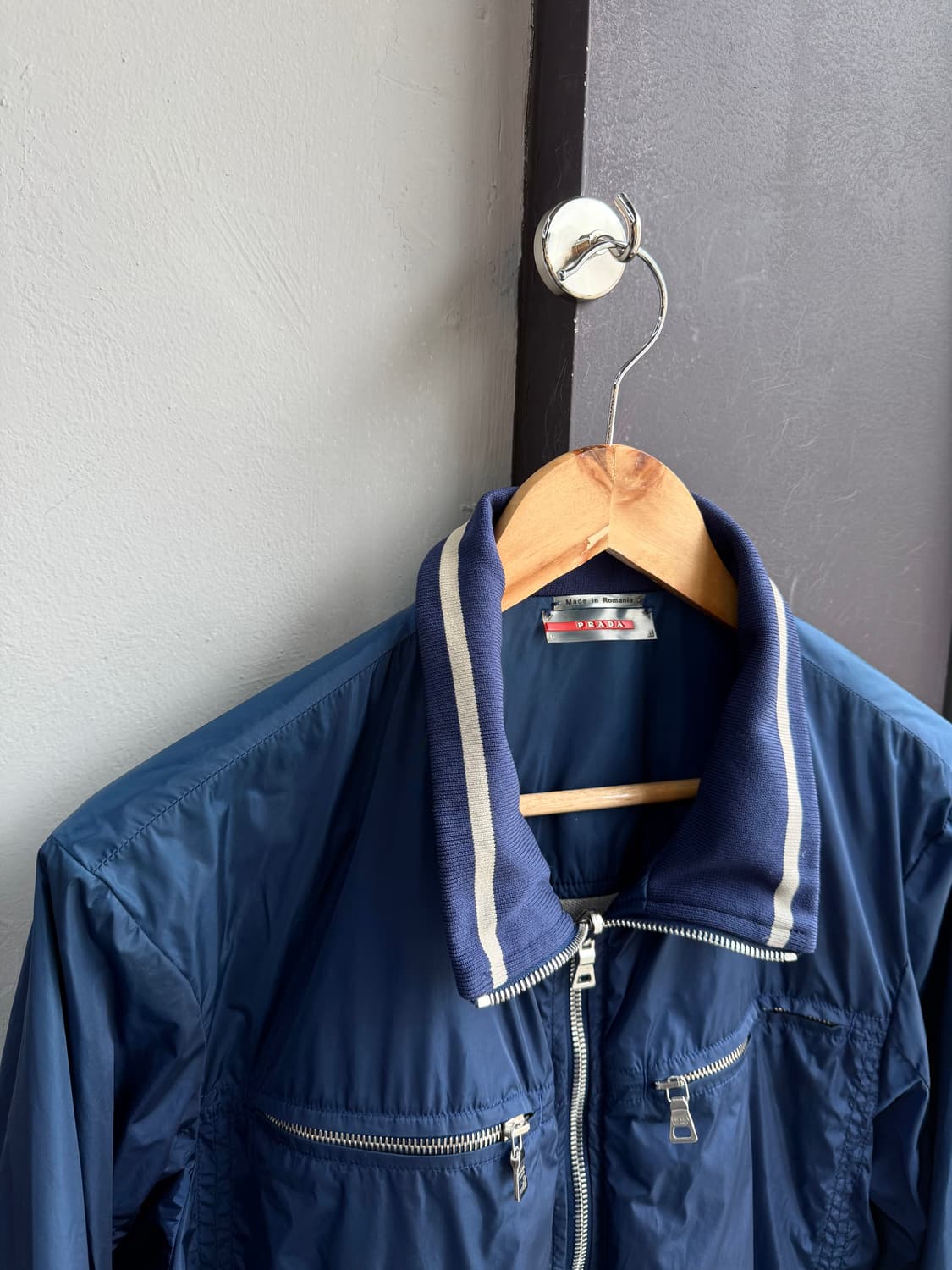 50/ 프라다 스포츠 레드탭 리버시블 집업 자켓 상품이미지3