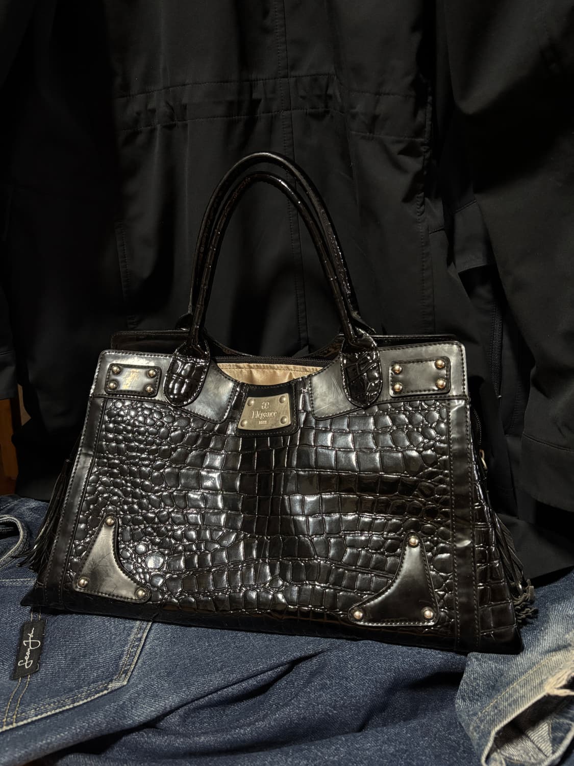 vintage elegance dote leather bag 상품이미지1