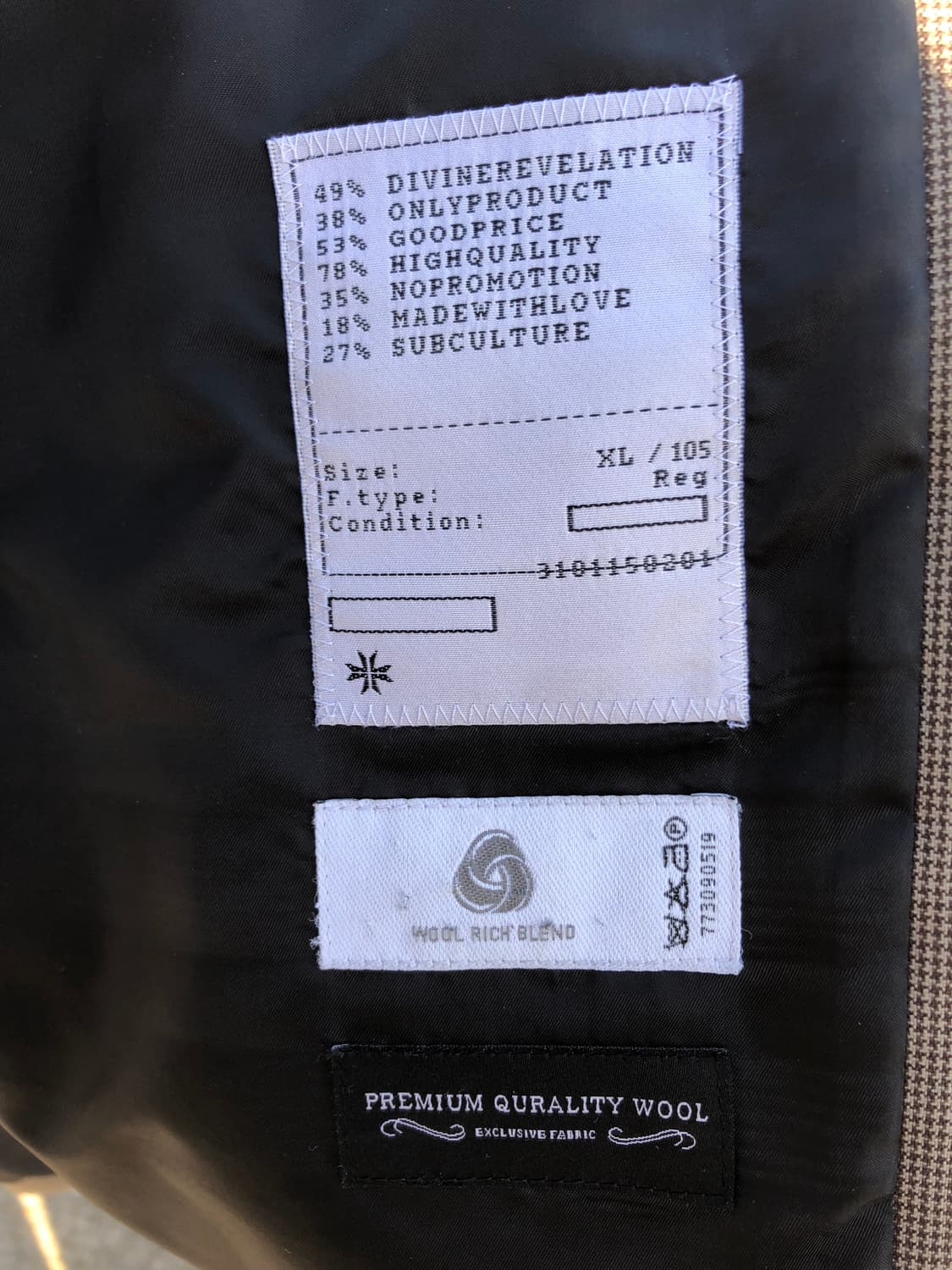 토니웩(TONYWACK) 3버튼 블레이저 상품이미지6