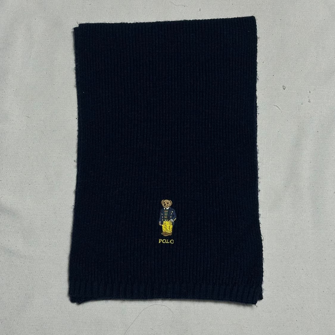 OS 폴로랄프로렌 폴로 베어 네이비 머플러 상품이미지2