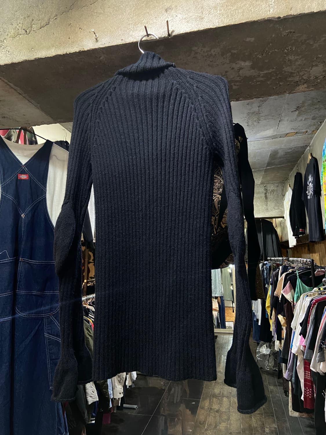 Yohji Yamamoto 요지야마모토 플라워 브로치 골지 니트 상품이미지6