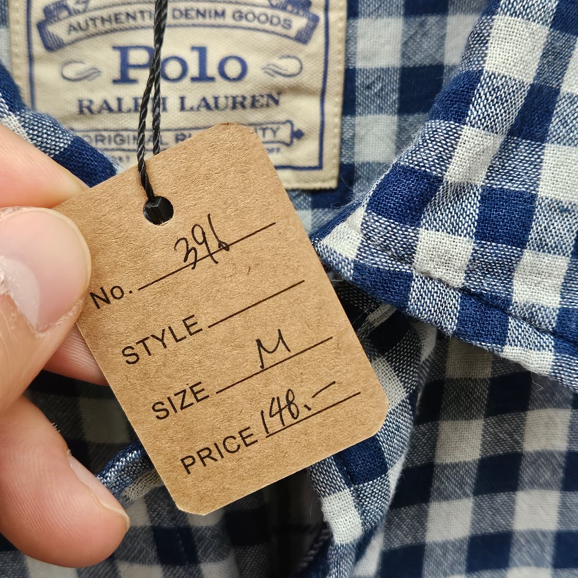 폴로 깅엄체크 워크셔츠 상품이미지8