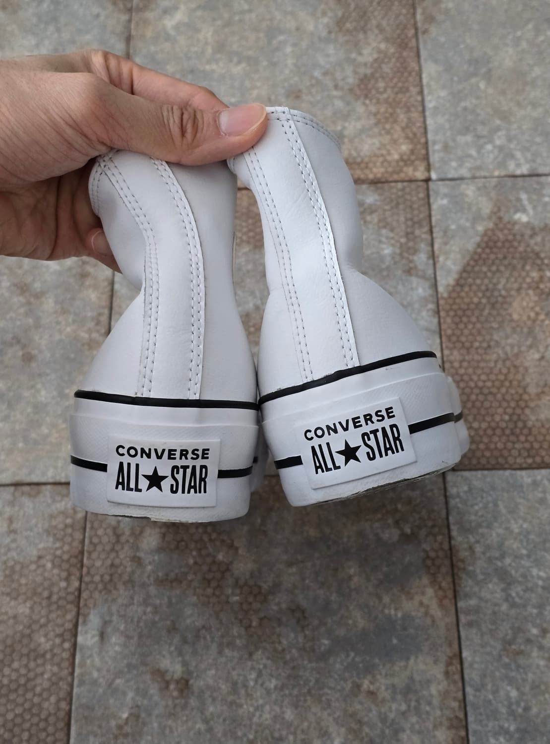 (220)컨버스 척테일러 올스타 리프트 레더 하이 상품이미지7