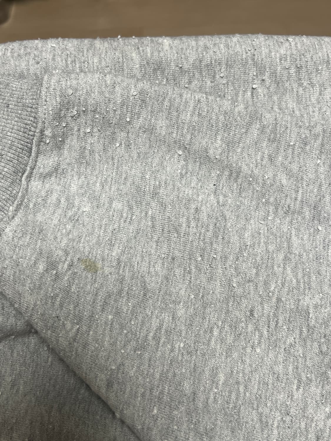 Freckle distressed sweatshirt in gray 상품이미지9