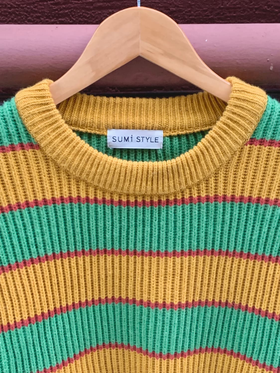 멀티 컬러 스트라이프 니트 상품이미지7