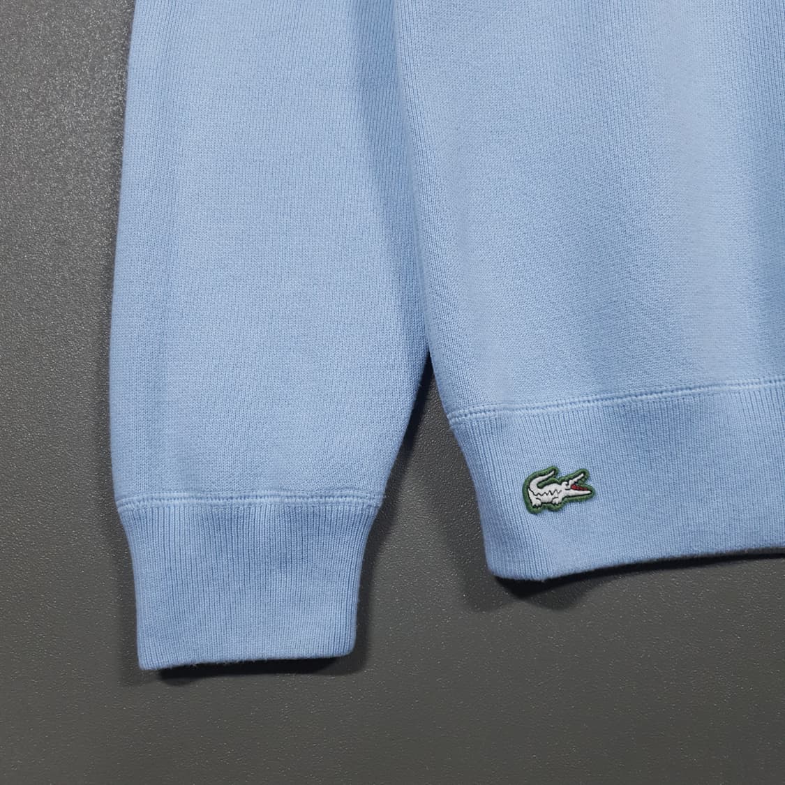 M (95) 라코스테 라이브 신형 양면 리버서블 크록 니트 스웨터 희귀 상품이미지5