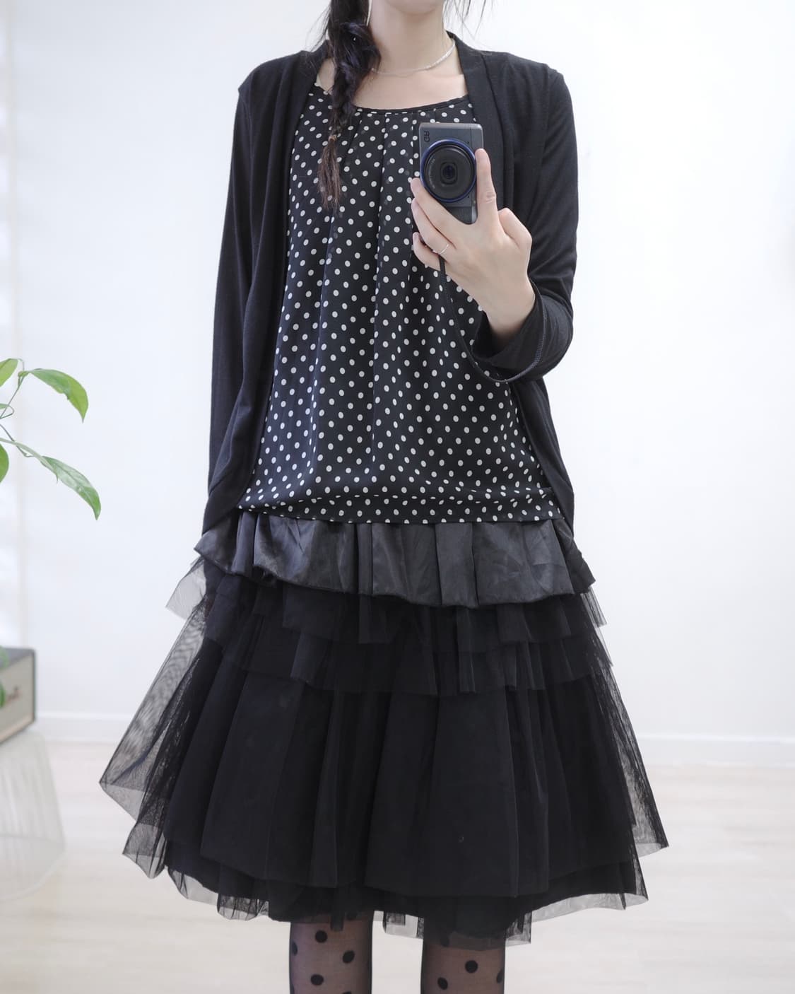 Dot layered longsleeve tee 상품이미지1