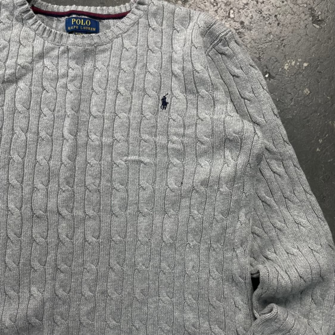 95 폴로 꽈배기 니트  상품이미지2