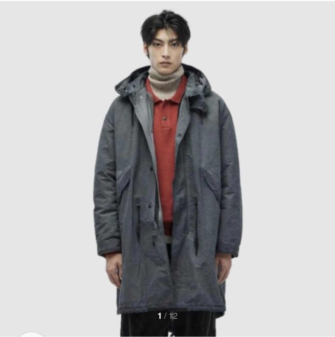 시리즈 밀리터리 다잉 모즈코트(SACAW24201CHX)  L사이즈 상품이미지4