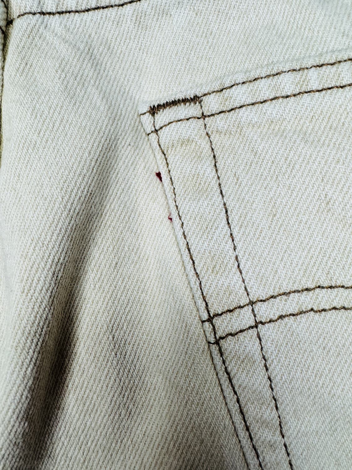 빈티지 90s 리바이스 501 아이보리 34/30 상품이미지8