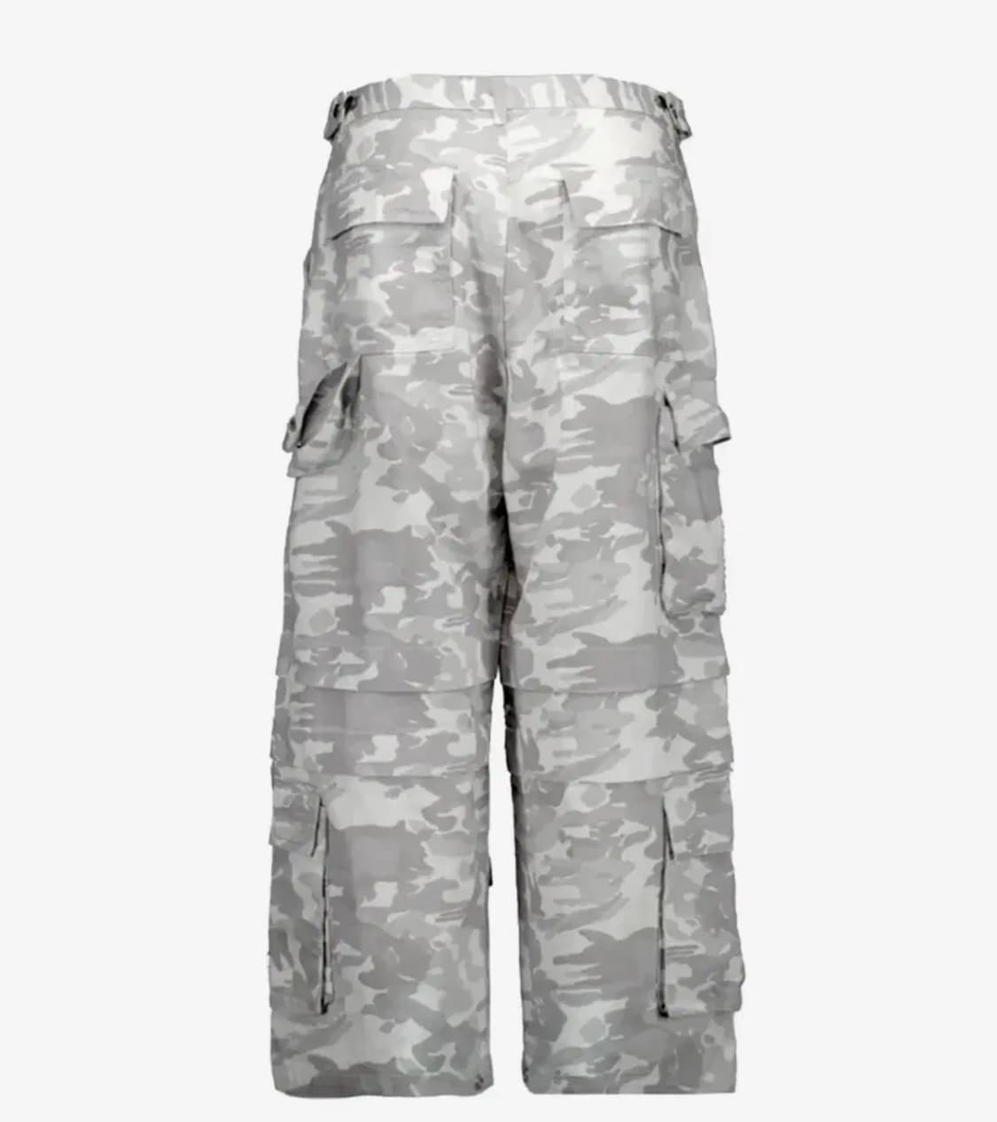 포스센스티브 카모 카고 화이트 팬츠  상품이미지1