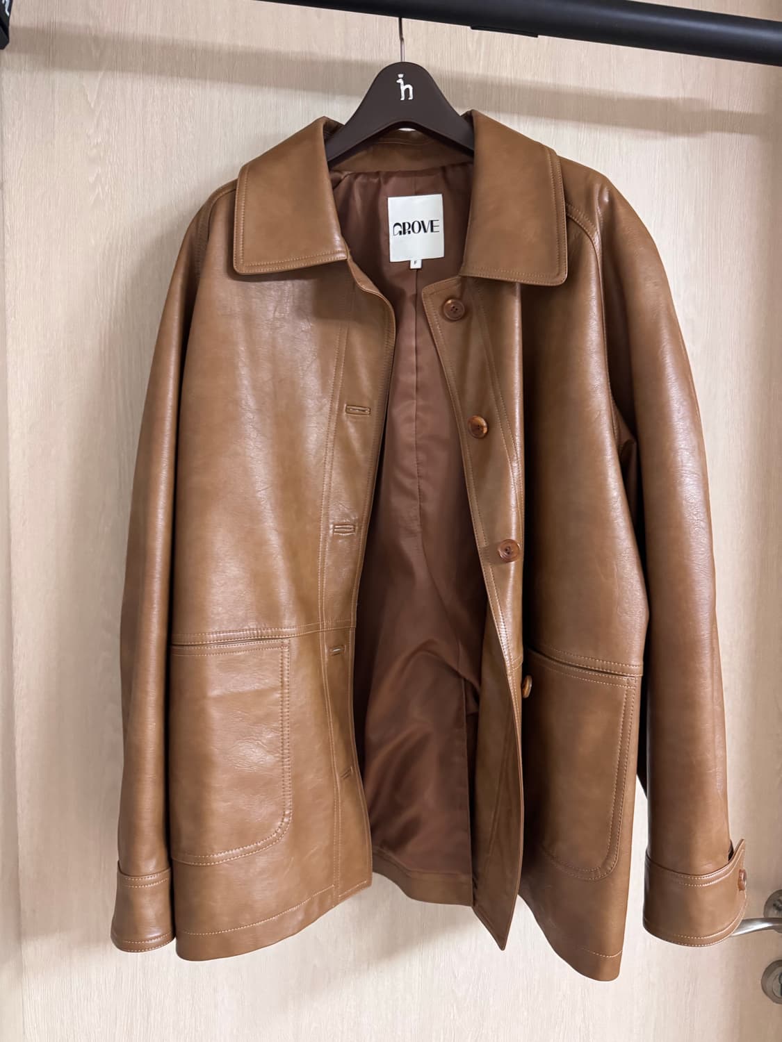 그로브스토어 해리엇 자켓 카멜 컬러 상품이미지1