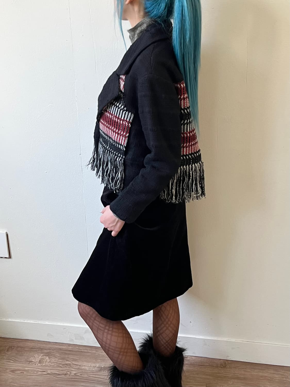 ALBERTO FERMANI 트위드 프릴 크롭 자켓 상품이미지6