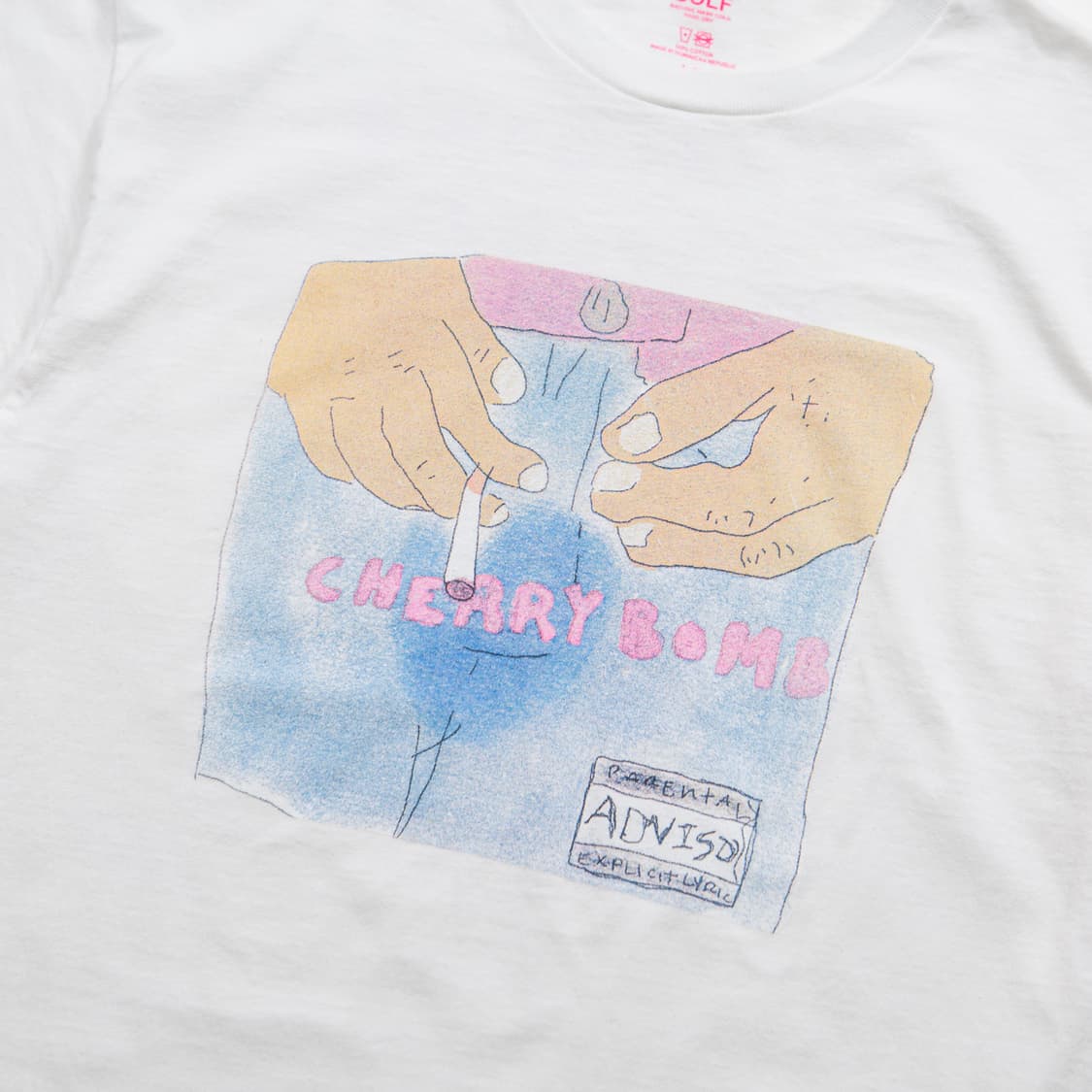 골프왕 Cherry bomb 10주년 기념 앨범 커버 티셔츠 상품이미지2