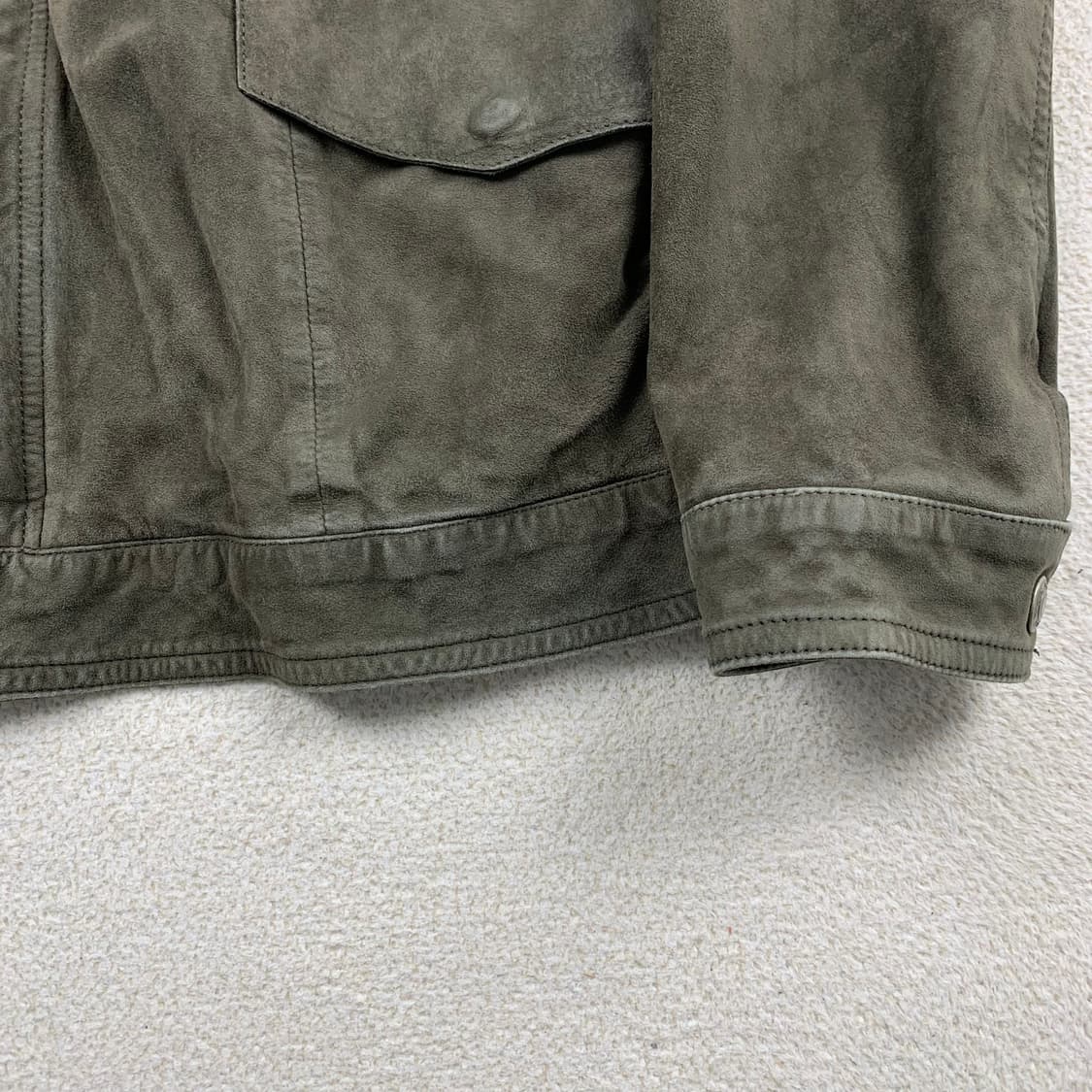 캘빈 클라인 염소가죽 스웨이드 필드 자켓  상품이미지6