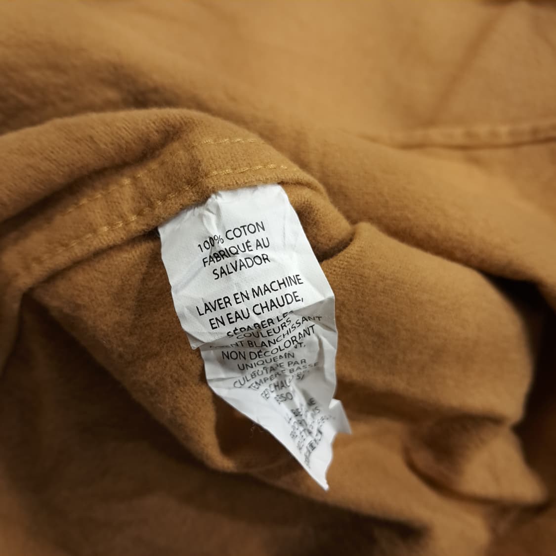 CL146 엘엘빈 코튼 샤모아 머스타드 셔츠 상품이미지5