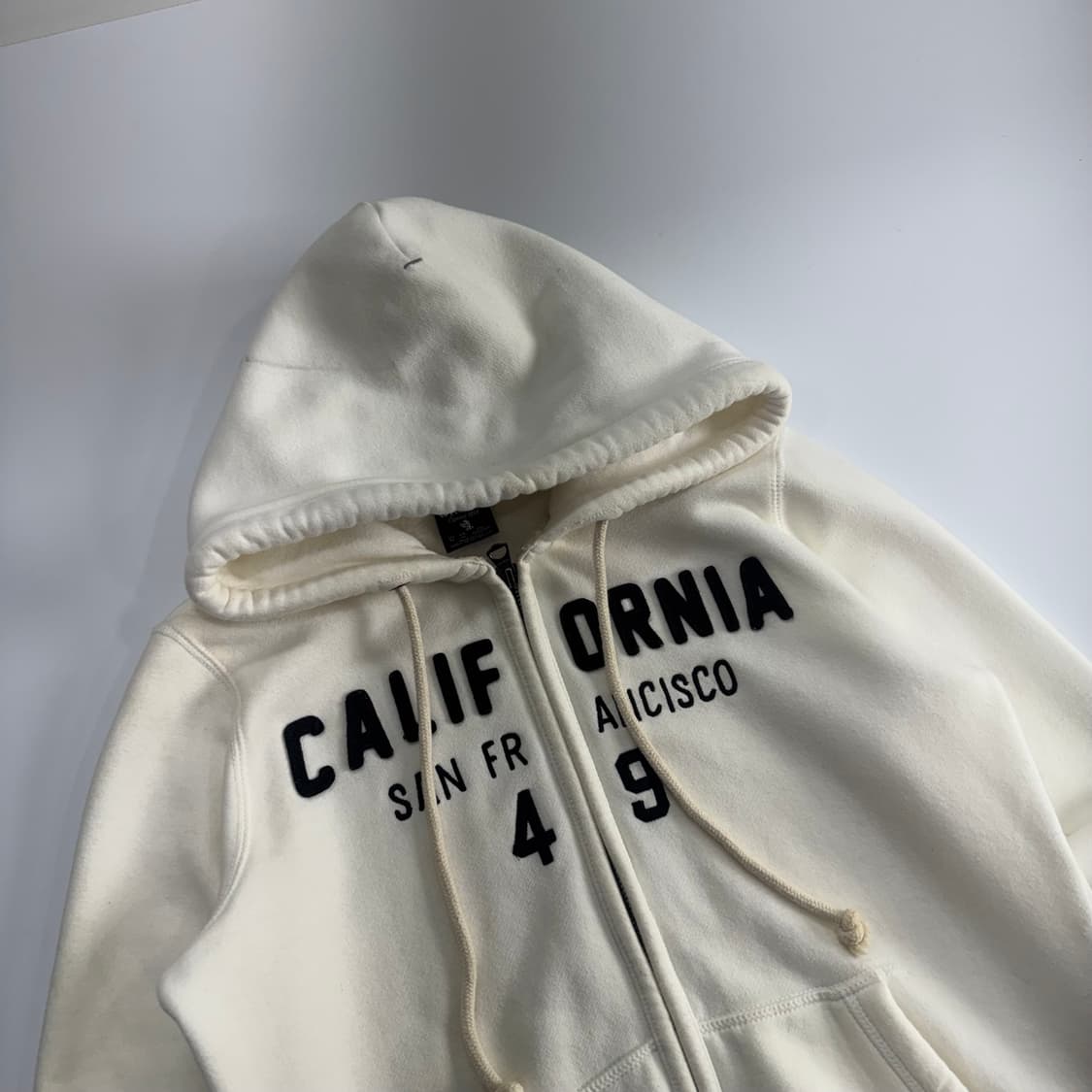 Who A U 후아유 아이보리 후드집업 상품이미지4