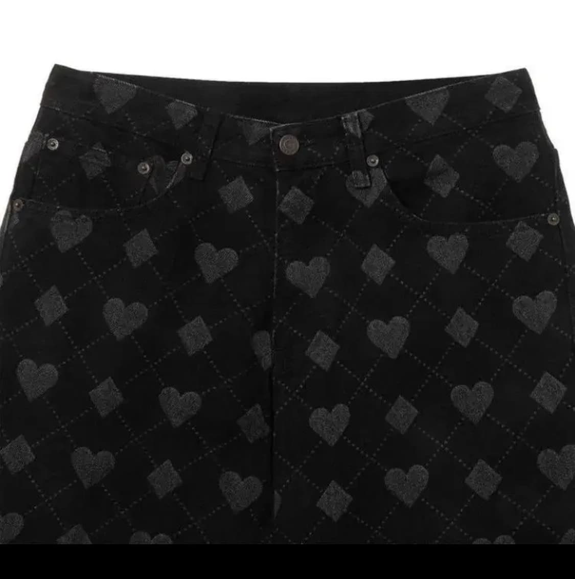 라퍼 하트데님팬츠 28 상품이미지2