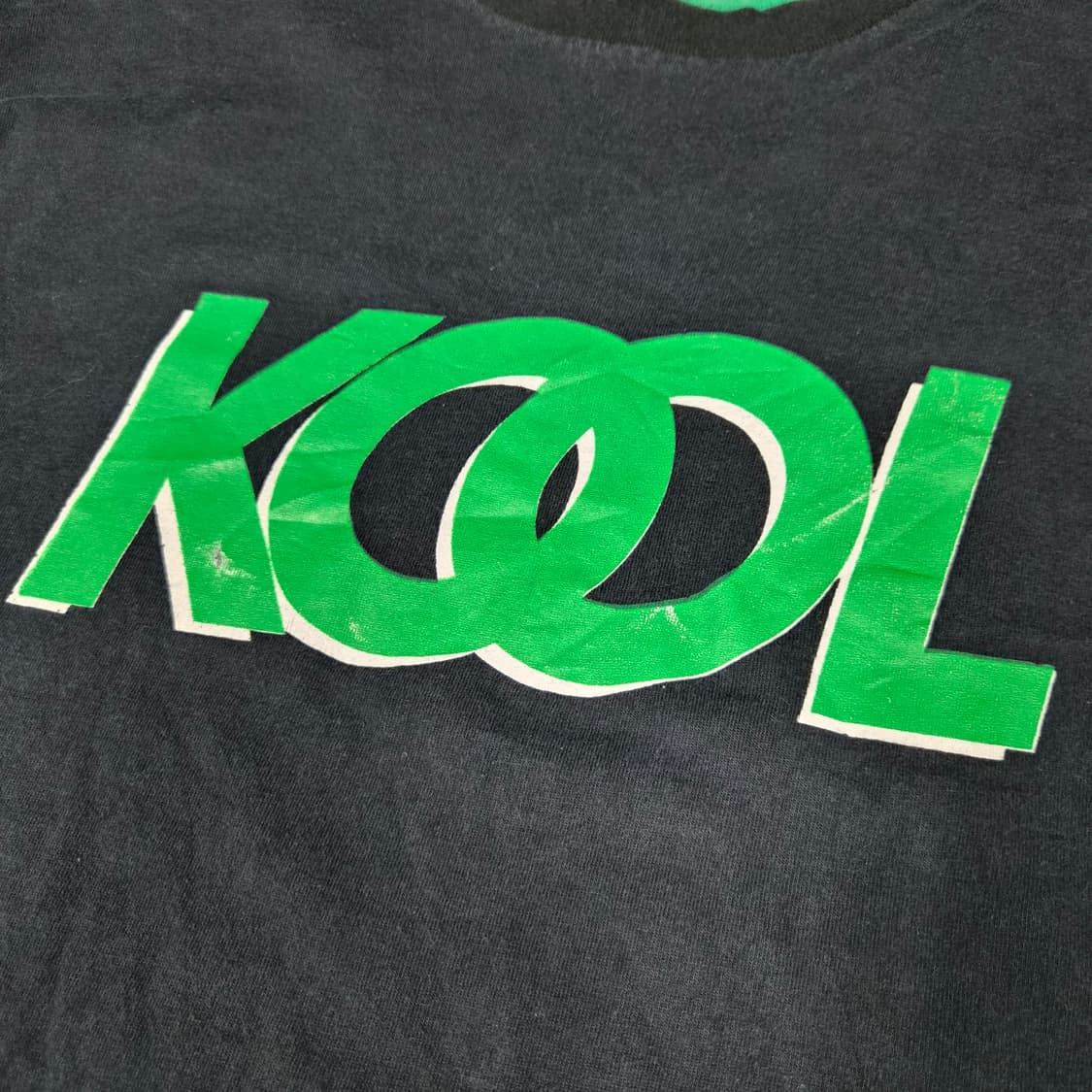90s KOOL 시가렛 더블넥 레이어드 반팔티 상품이미지4