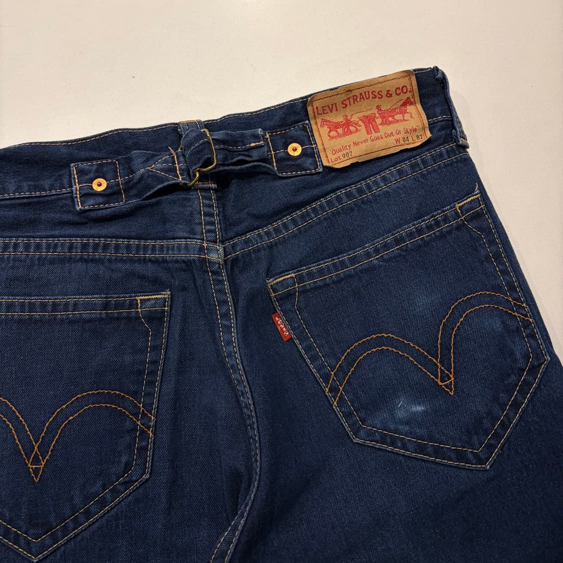 [33x32] 리바이스 청바지 Lot 907 타입원 데님 팬츠 D465 상품이미지3