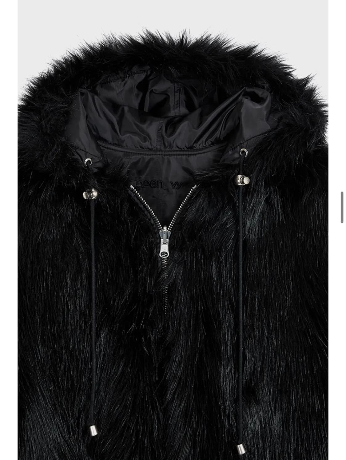 오픈yy 리버시블 퍼 후드 자켓 상품이미지4